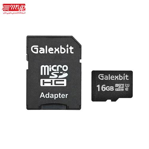 کارت حافظه Galexbit مدل  300X U1 45MB/S  همراه با آداپتور با ظرفیت 16 گیگابایت